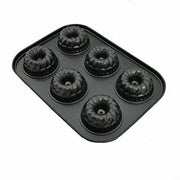 Trade Shop - Stampo Teglia Vassoio Antiaderente 6 Muffin Cupcake Dolci Budino Ciambelle -