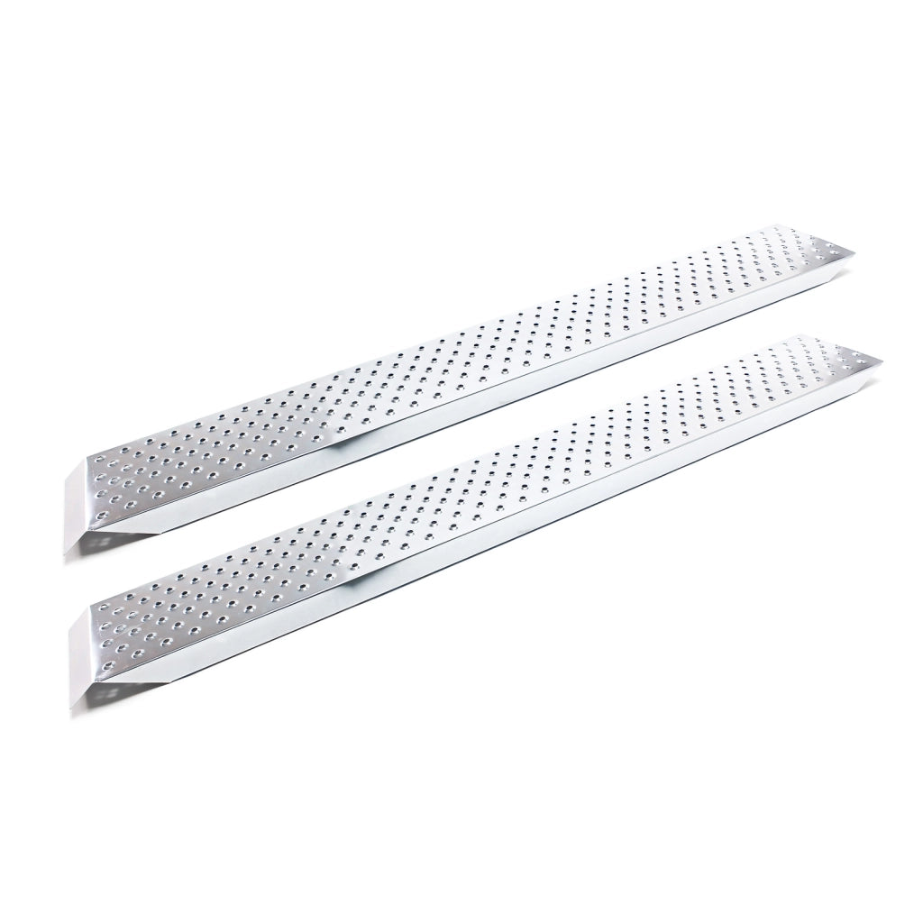 2x rampe di carico per moto in acciaio zincato 160x22,5 cm 400 kg Rampa di salita