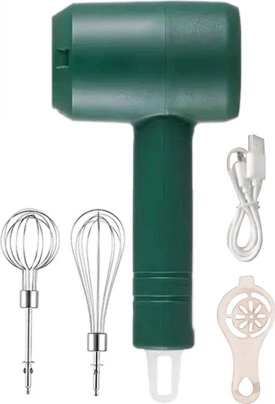 Elettroimpastatrice senza fili, miscelatore manuale, tre velocità, miscelatore ricaricabile via USB, adatto per la preparazione delle pannocchie, impastatrice portatile.