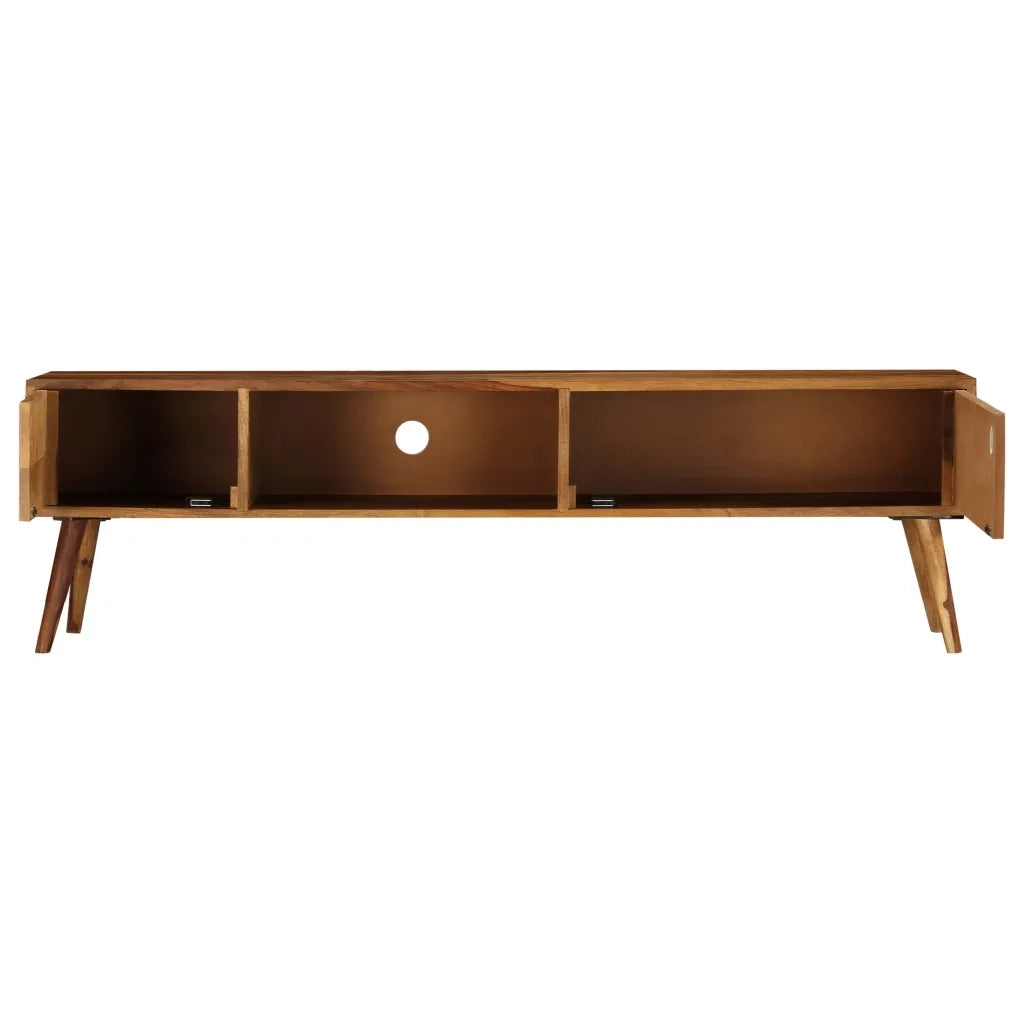 Mobile Porta TV 140x30x40cm in Legno Massello di Acacia 246224
