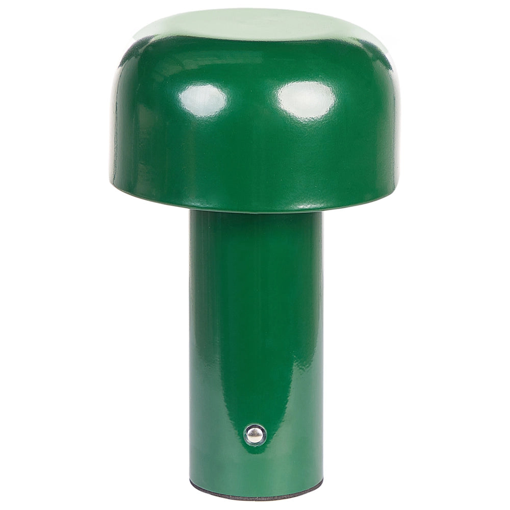 Lampada da tavolo senza fili in ferro verde per interni e per esterni