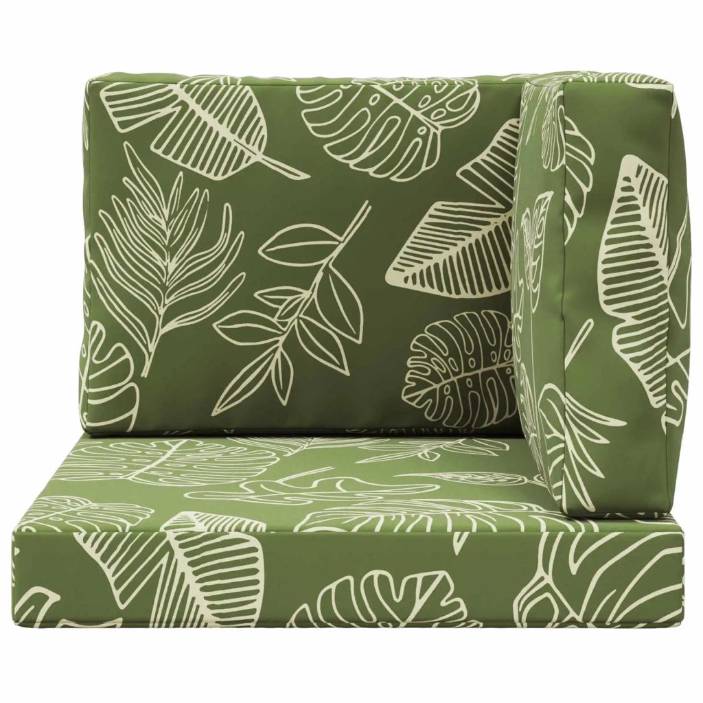 Cuscino per divano da esterno 3 pcs Design a foglia Poliestere