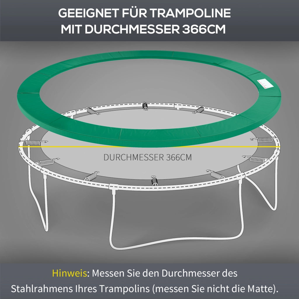 Copertura Bordo Trampolino ?366cm ¨C Xylo ¨C Verde Resistente UV Impermeabile
