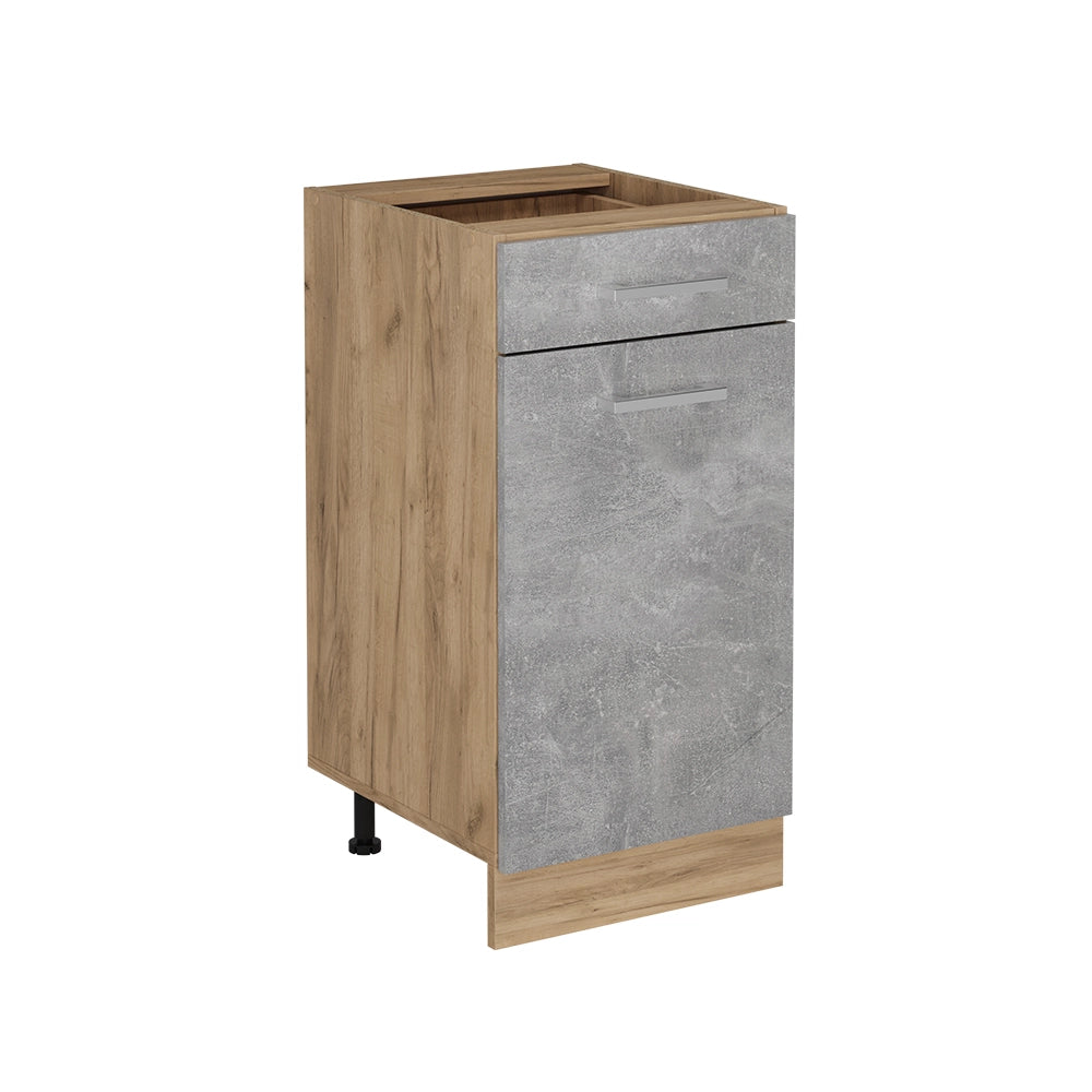 Vicco Mobiletto base per cucina Calcestruzzo 40 cm senza piano di lavoro
