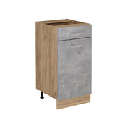 Vicco Mobiletto base per cucina Calcestruzzo 40 cm senza piano di lavoro