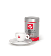 Kit illy 1 tazzina + 250 gr. caffè macinato tostatura arabica classico