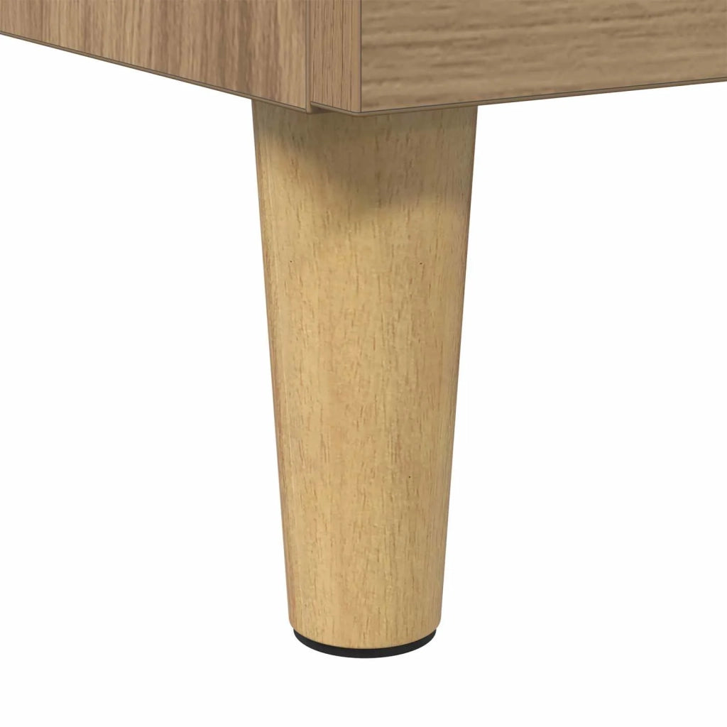 Set di 2 Mobiletti da letto | Comodino | Armadio da Notte | Mobiletto da notte Rovere artigianale 40 x 35 x 50 cm