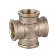 CROCE FILETTATA FFFF IN OTTONE GIALLO IBP- 1- IBP- pezzi 1