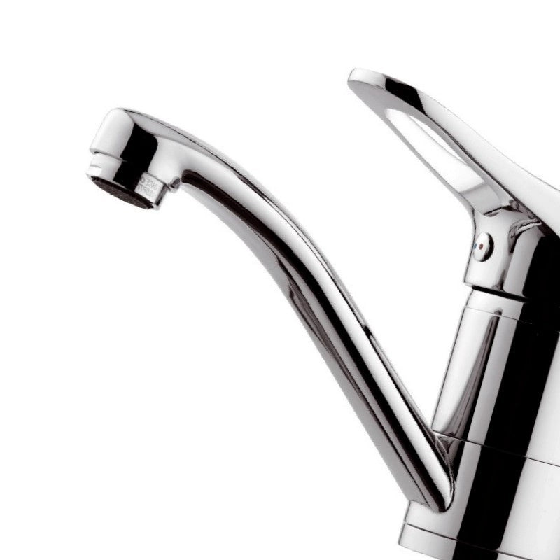 Miscelatore lavabo o lavello con canna girevole remer - serie kiss
