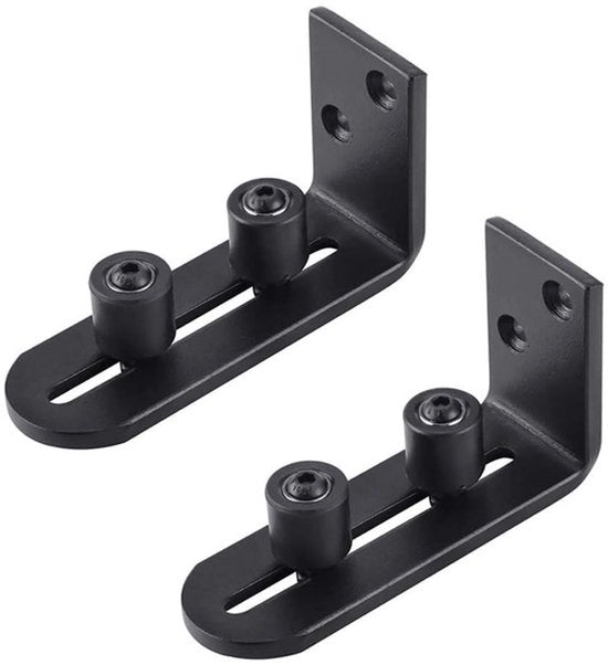 Guida per porte scorrevoli - Rullo di guida per porte - Materiale in acciaio inossidabile - Nylon PA66 - 2 pezzi