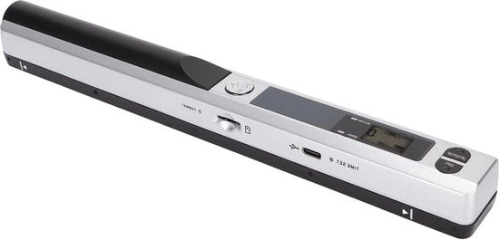Scanner Portatile Compatta Documenti Scansiona A4 Documenti Immagini Pagine - 300 600 900 DPI PDF/JPG - Supporto TF-Card