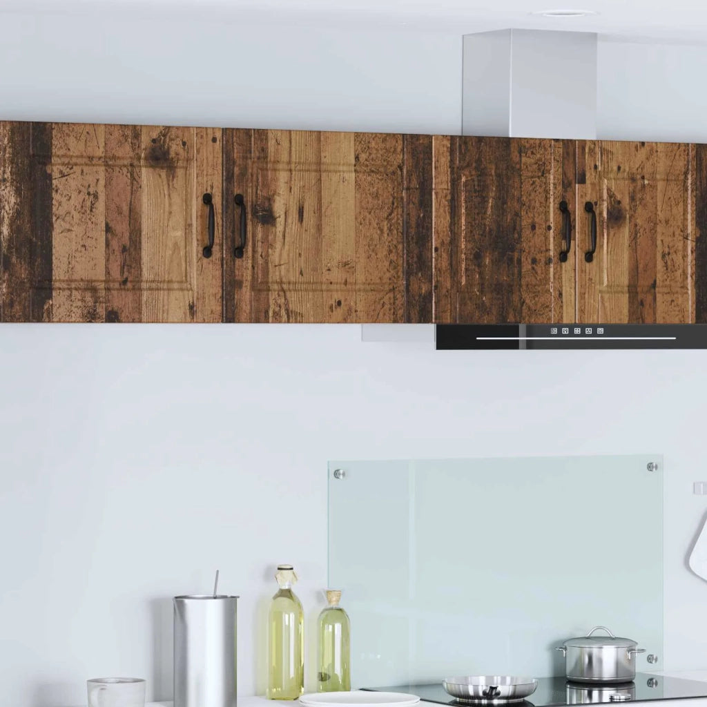 Pensile da cucina | Armadietto a muro PORTO 2 pz Legno vecchio 50 x 31 x 40 cm