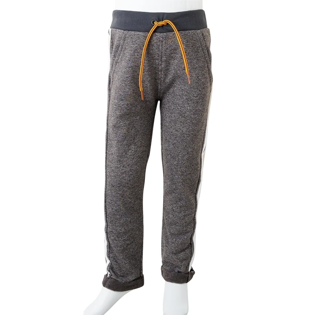 Pantaloni Tuta per Bambini Grigio Scuro M¨¦lange 104 CFW5383302