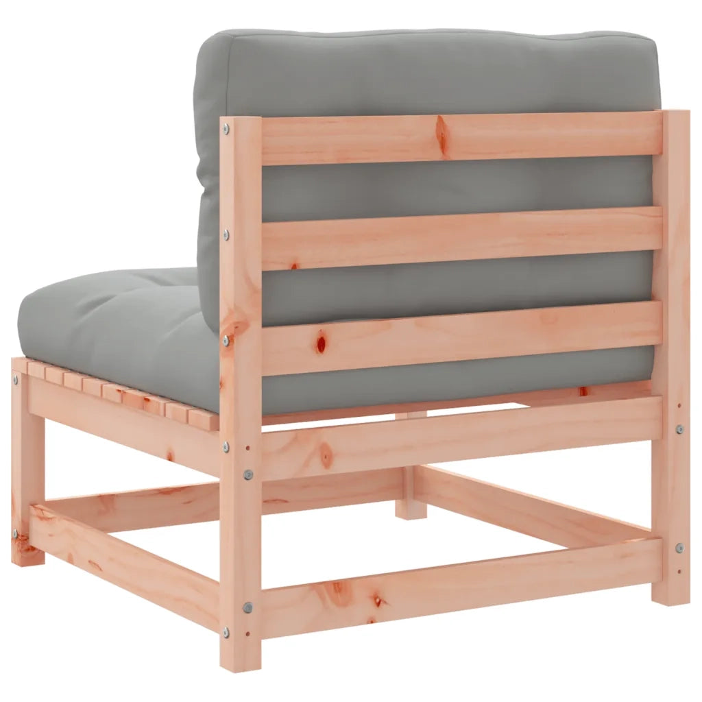 Set Divani Giardino 3 pz Cuscini Legno Massello Abete Douglas 3295833