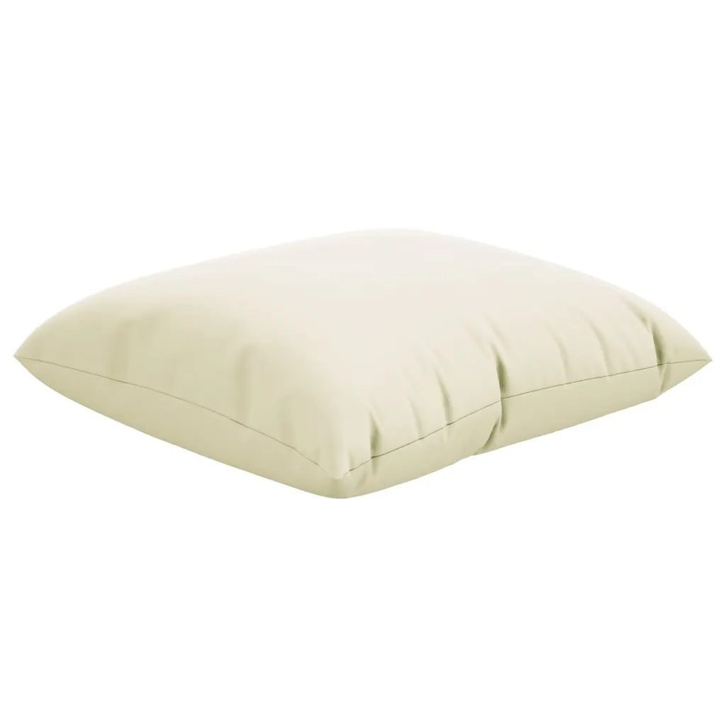 vidaXL Cuscini per Divano 4 pz Crema 50x50 cm in Tessuto
