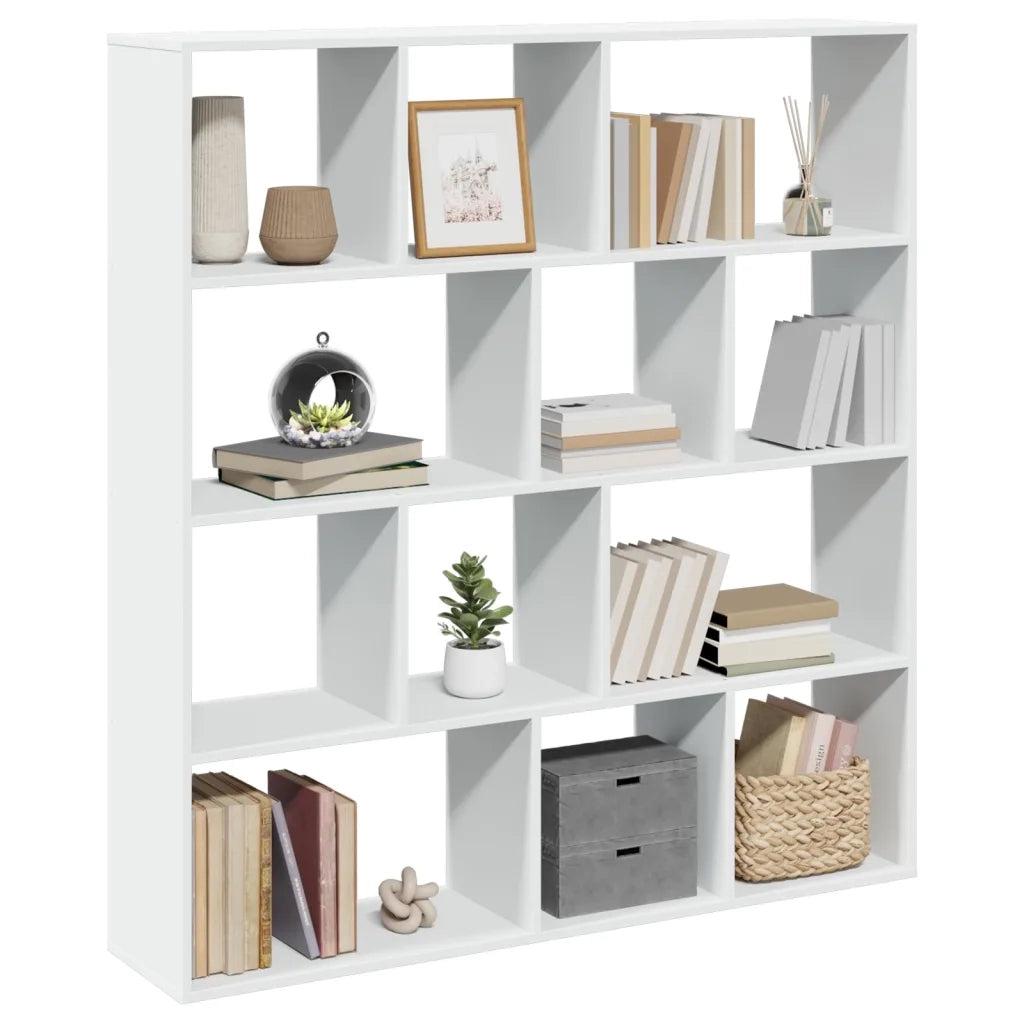 Libreria Bianca 132x29x141,5 cm in Legno Multistrato 3310307