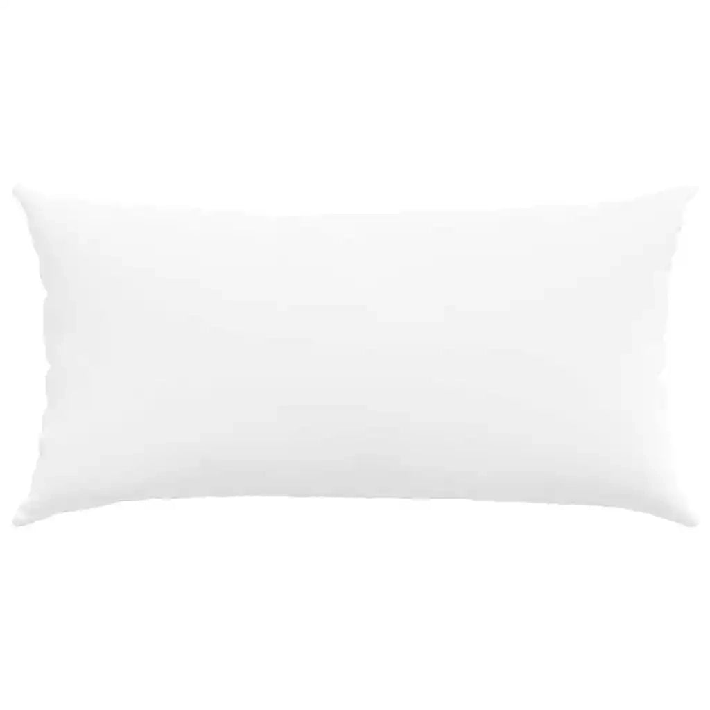 Cuscini da Divano 2 pcs Bianco 80 x 40 cm Tessuto