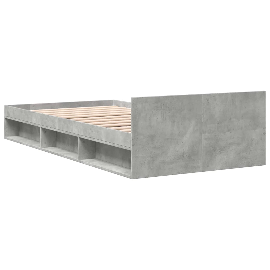 Telaio del letto con storage Grigio Cemento 80 x 200 cm 3429602
