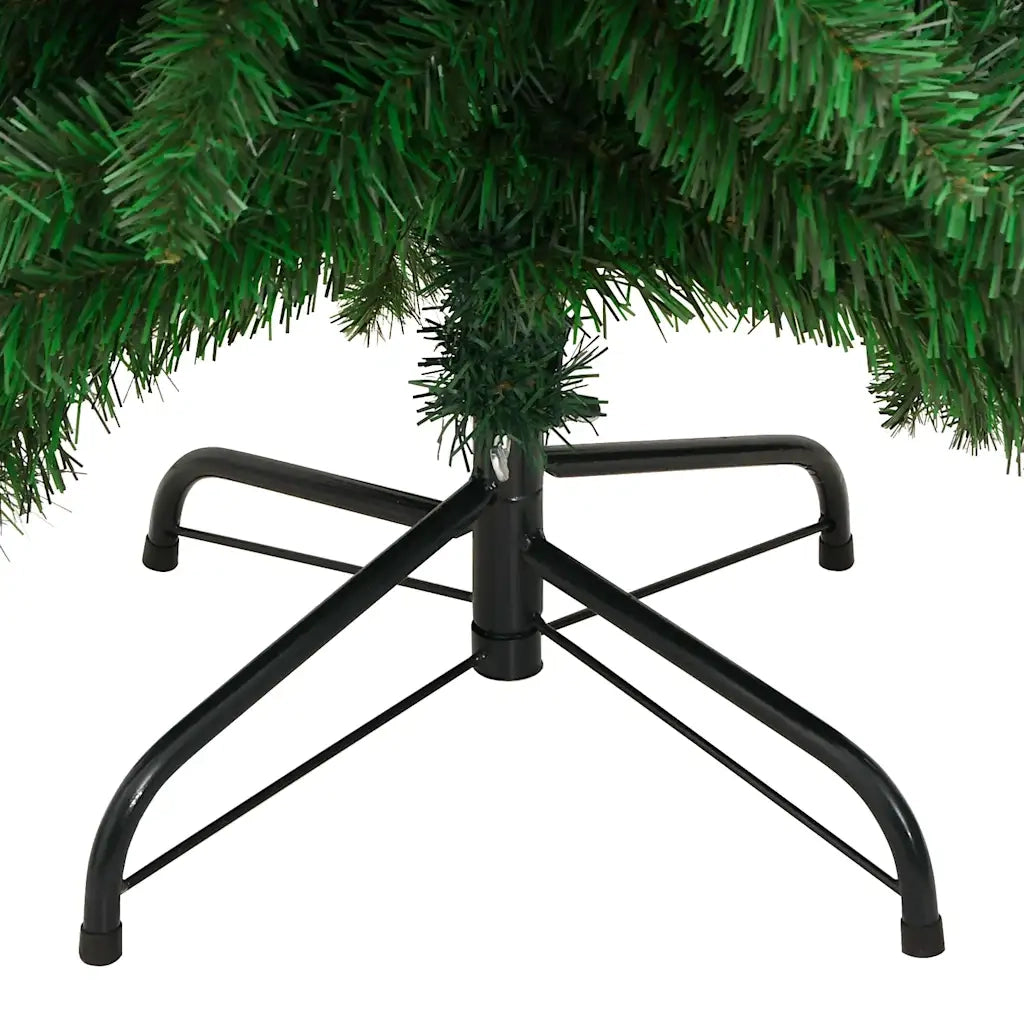 Albero di Natale Artificiale Preilluminato con 130 LED 210 cm 357693