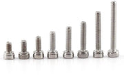 Viti A2 in acciaio inossidabile - viti a hex - materiali di fissaggio - assortimento - capociocco corto - resistente alla corrosione - accessori di fissaggio