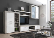 SOGGIORNO CANBERRA CEMENTO E BIANCO LARICE SG281