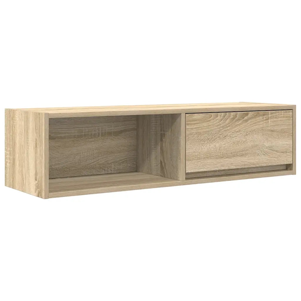 Mobile Porta TV Rovere Sonoma 100x31x25,5 cm Legno Multistrato 861476