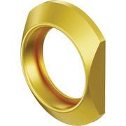 BOCCHETTA ANTISTRAPPO DEFENDER MRM463 DISEC - INOX OTTONE LUCIDO I.MM 31 D.MM 42 H.MM 12