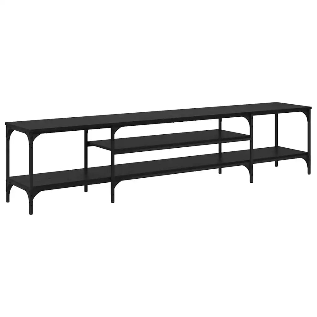 Mobile TV-Credenza per TV-Console TV Rovere Nero 201 x 35 x 45 cm