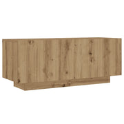 Comodino | Armadio da Notte | Mobiletto da notte Rovere Artigianale 100x35x40 cm in Legno Multistrato