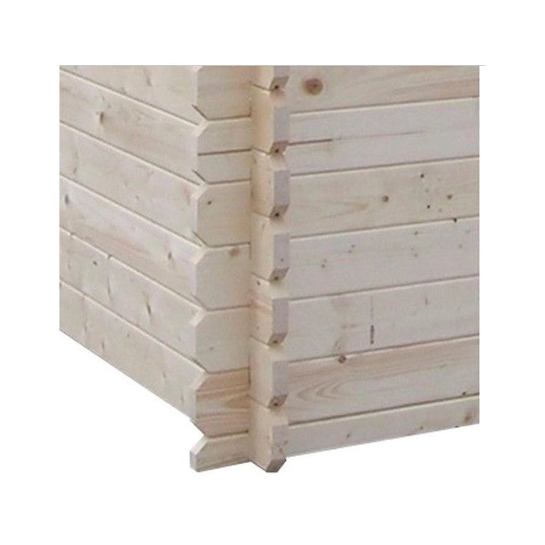 Casetta da giardino Ezooza in legno LIVIGNO, superficie totale 9.5 m² e spessore parete 28 mm Migliore offerta online
