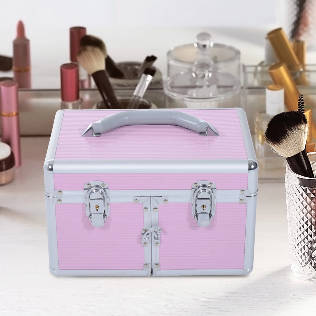 Borsa Trucco Organizzatore Professionale ¨C zephmum ¨C Alluminio 29x21x20cm