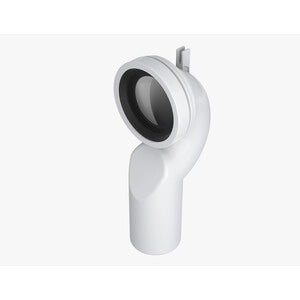 CURVA VASO COLLO CIGNO BASSO INGOMBRO D  90MM