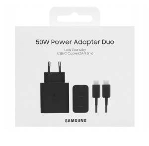 Caricabatteria da rete samsung super fast charging 50w usb-c ep-t5020xbe black - 8806095720838