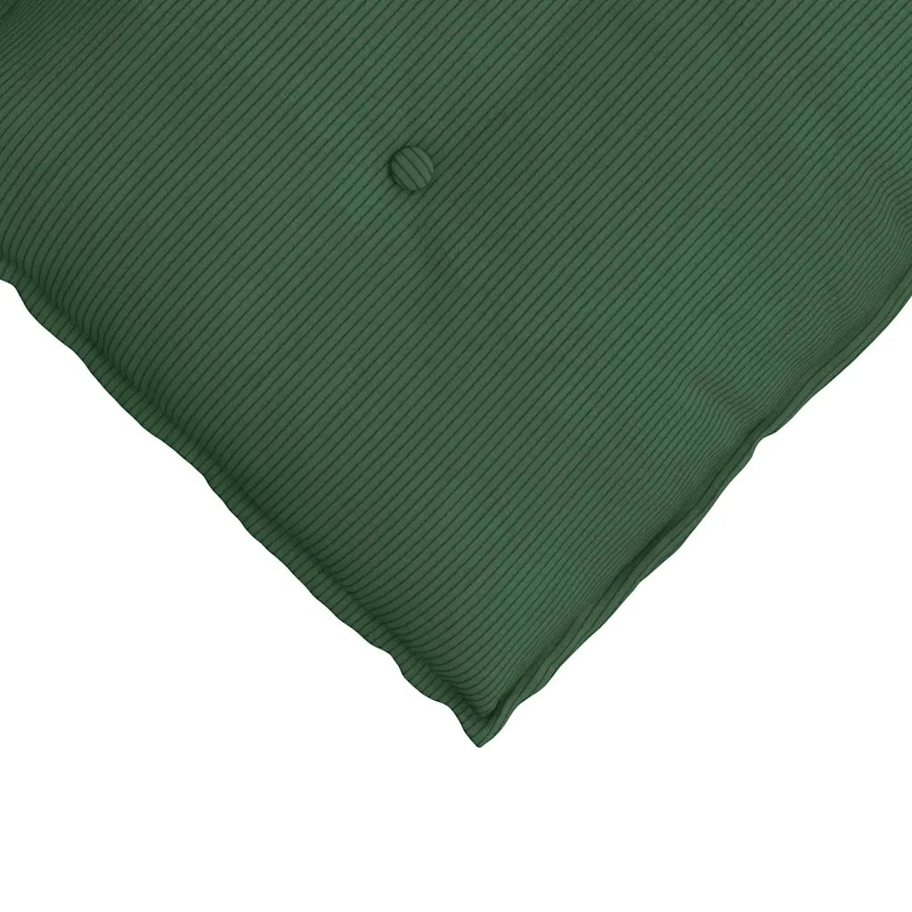 Cuscino per Schiena | Cuscino dorsale Verde Giungla 50 x 45 cm Tessuto in Cords