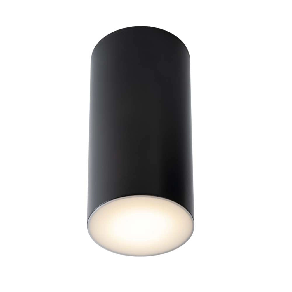 Spot da soffitto nero tondo Ø12cm GX53 9W Shilo ARAO 1178