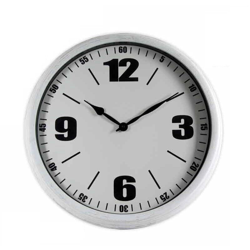ERY OROLOGIO BIANCO DA PARETE 58X58X5,2 CM
