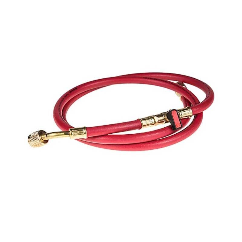 TUBO CARICA GAS FREON RIDOTTO 1/4 - 5/16 CON RUBINETTO CLIMATIZZATORE - 1500 MM - UNIVERSALE