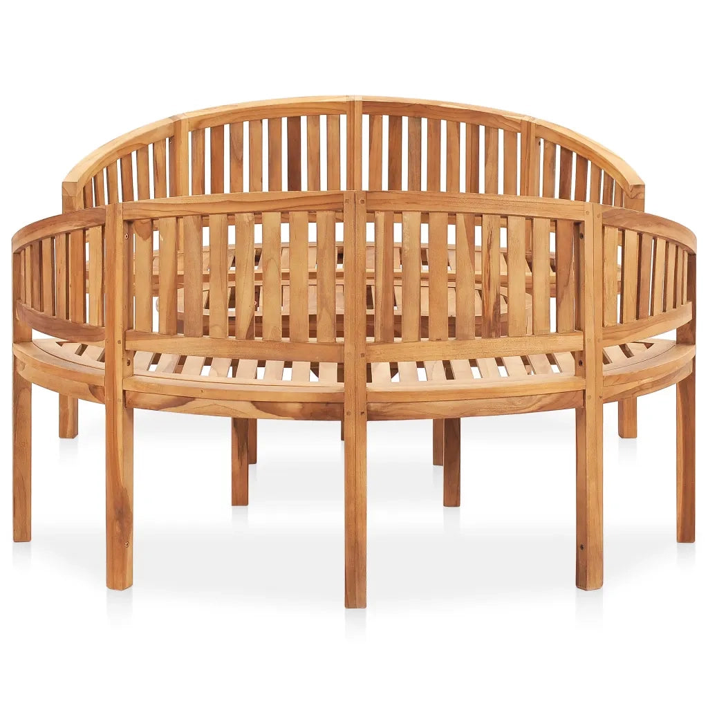 Set Salotto da Giardino 3 pz Design Curvo in Massello di Teak 3059967