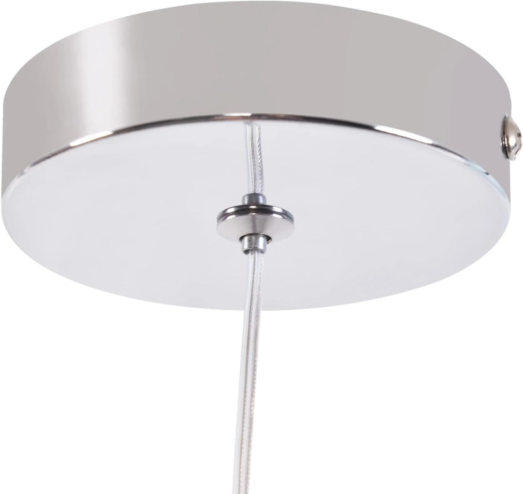 Lampada a sospensione ZMH per sala da pranzo 1 fiamma comodino G9 lampada a sospensione in cristallo scale