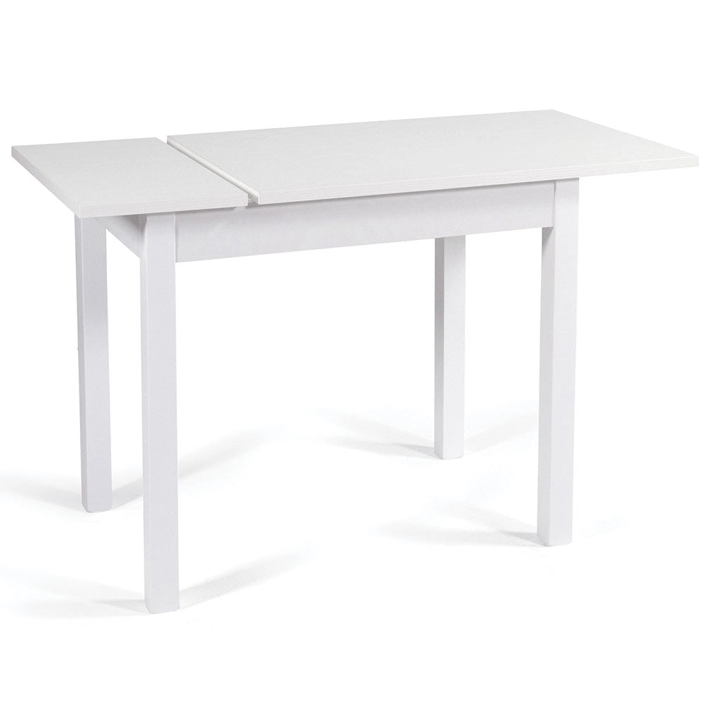 Tavolo Cucina sala pranzo allungabile Bianco Frassino 60x90/120 legno nobilitato
