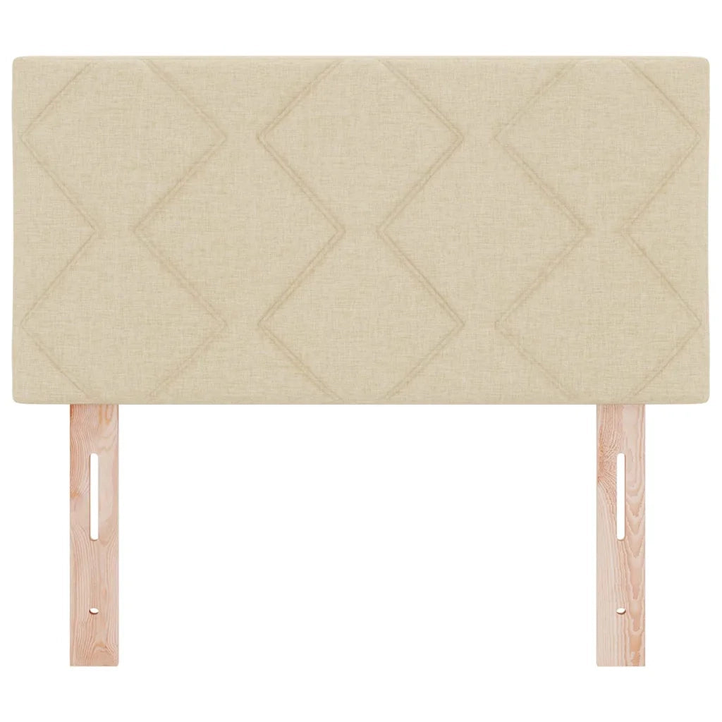 Testiera-Testata-Testiera Decorativa Crema 80 cm Pelle Sintetica