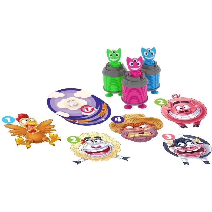 Giochi da tavolo - GOLIATH - Allerta i marziani - Elimina gli animali e guadagna punti! 6 anni
