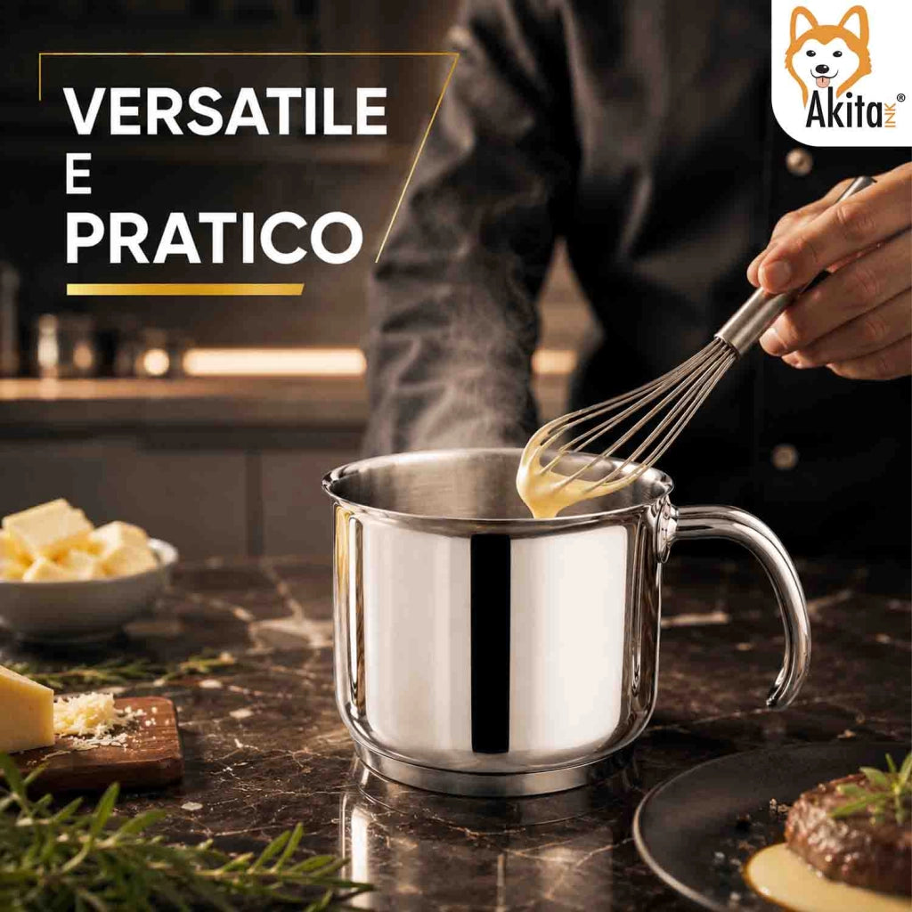 Akitaink Bollilatte Casseruola Inox 12 cm