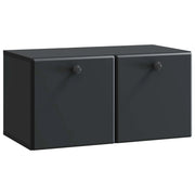 Mobile Porta TV da Muro 59,5 x 31 x 30 cm Nero