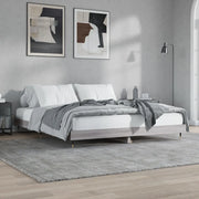 Giroletto senza Materasso Grigio Sonoma 160x200 cm Truciolato 832131