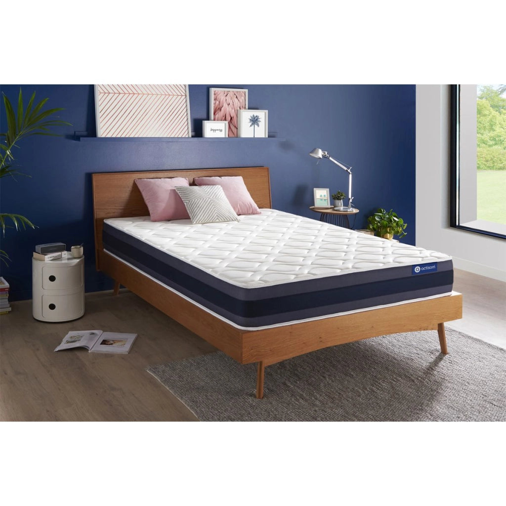 Materasso matrimoniale Actiflex morpho 200x200cm - Spessore : 24cm - Molle insacchettate e memory foam - Bilanciato