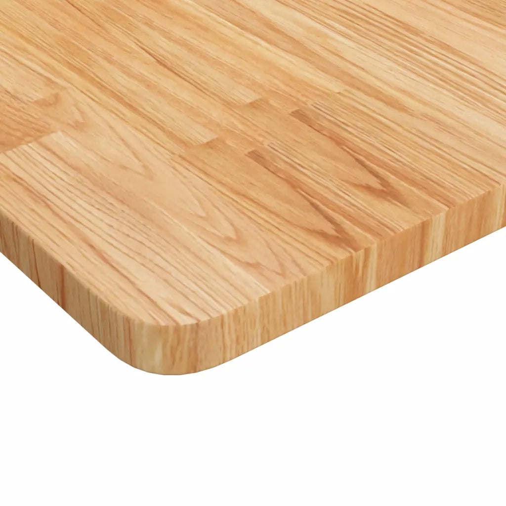 Piano Bagno Marrone Chiaro 100x50x2,5cm Legno Massello Trattato CFW2606570