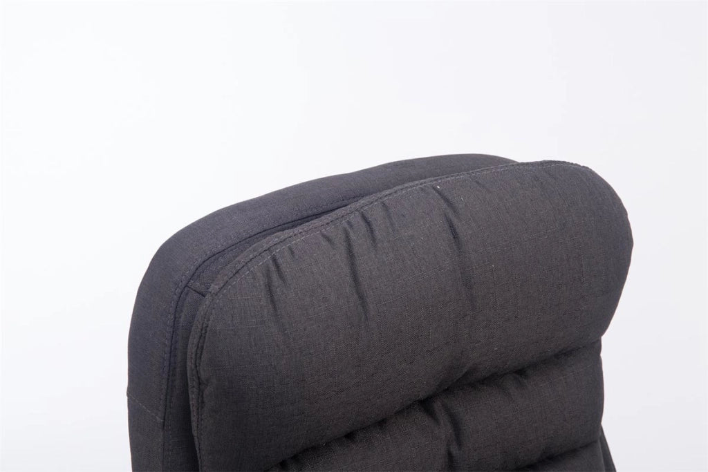 Sedia da ufficio XXL Vancouver tessuto grigio scuro