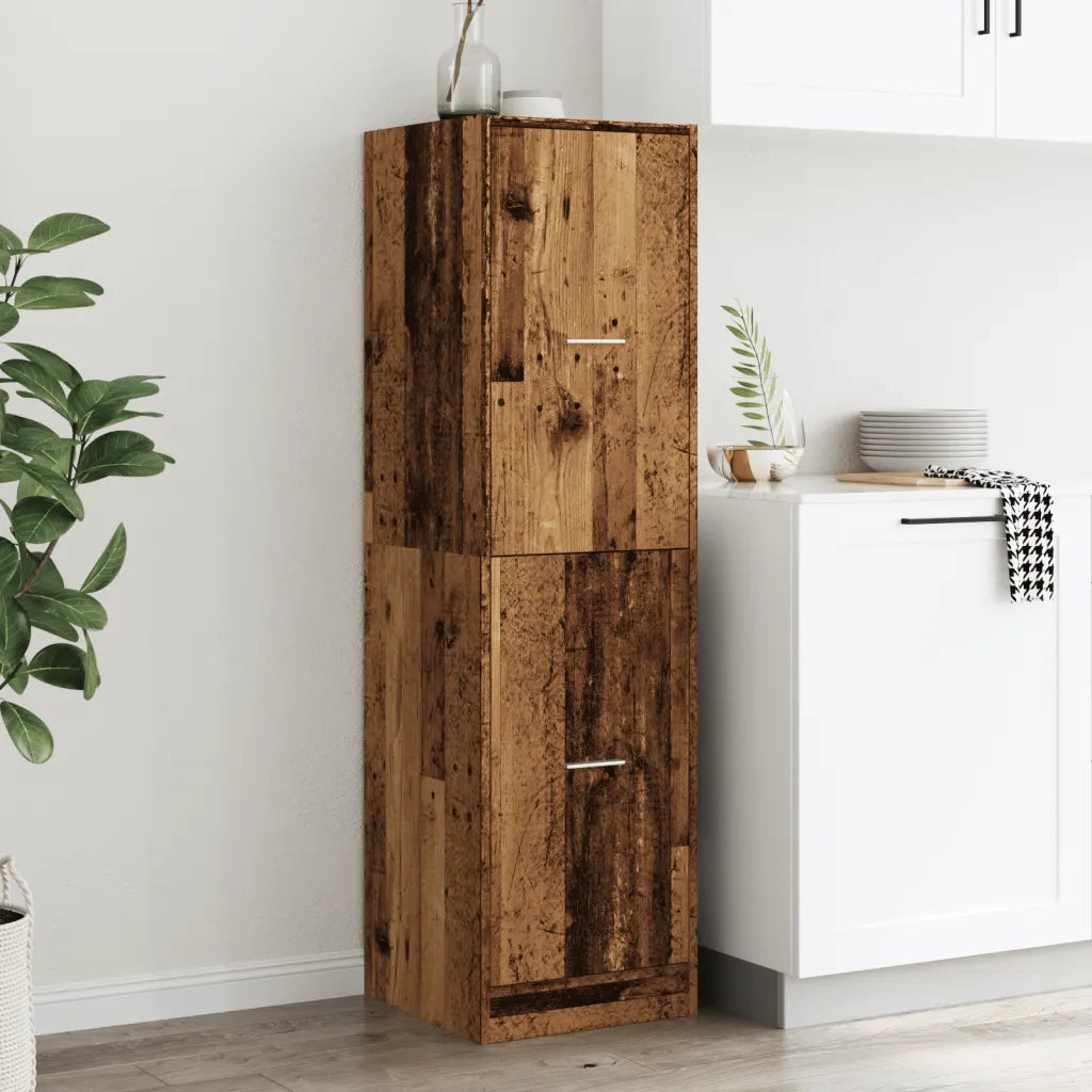 Armadietto da Farmacia Legno Vecchio 40x41x144,5 cm Truciolato 3309643