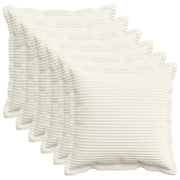 Federa 6 pz HOUTEN Crema 30 x 30 cm corduroy 915830